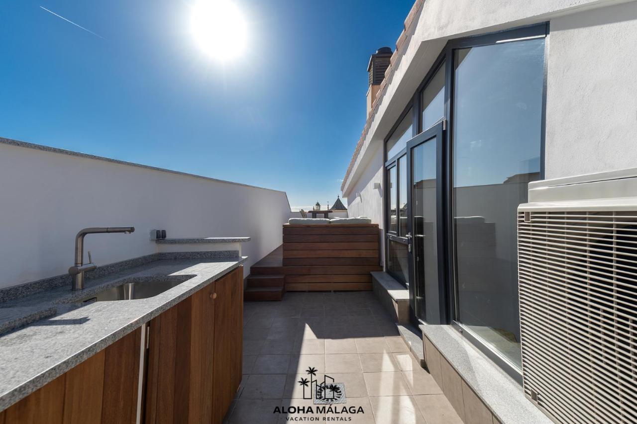 Luxury Duplex With Pool And Padel Court In Town Apartment Malaga Luaran gambar